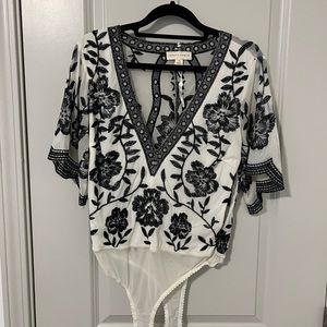 Floral bodysuit